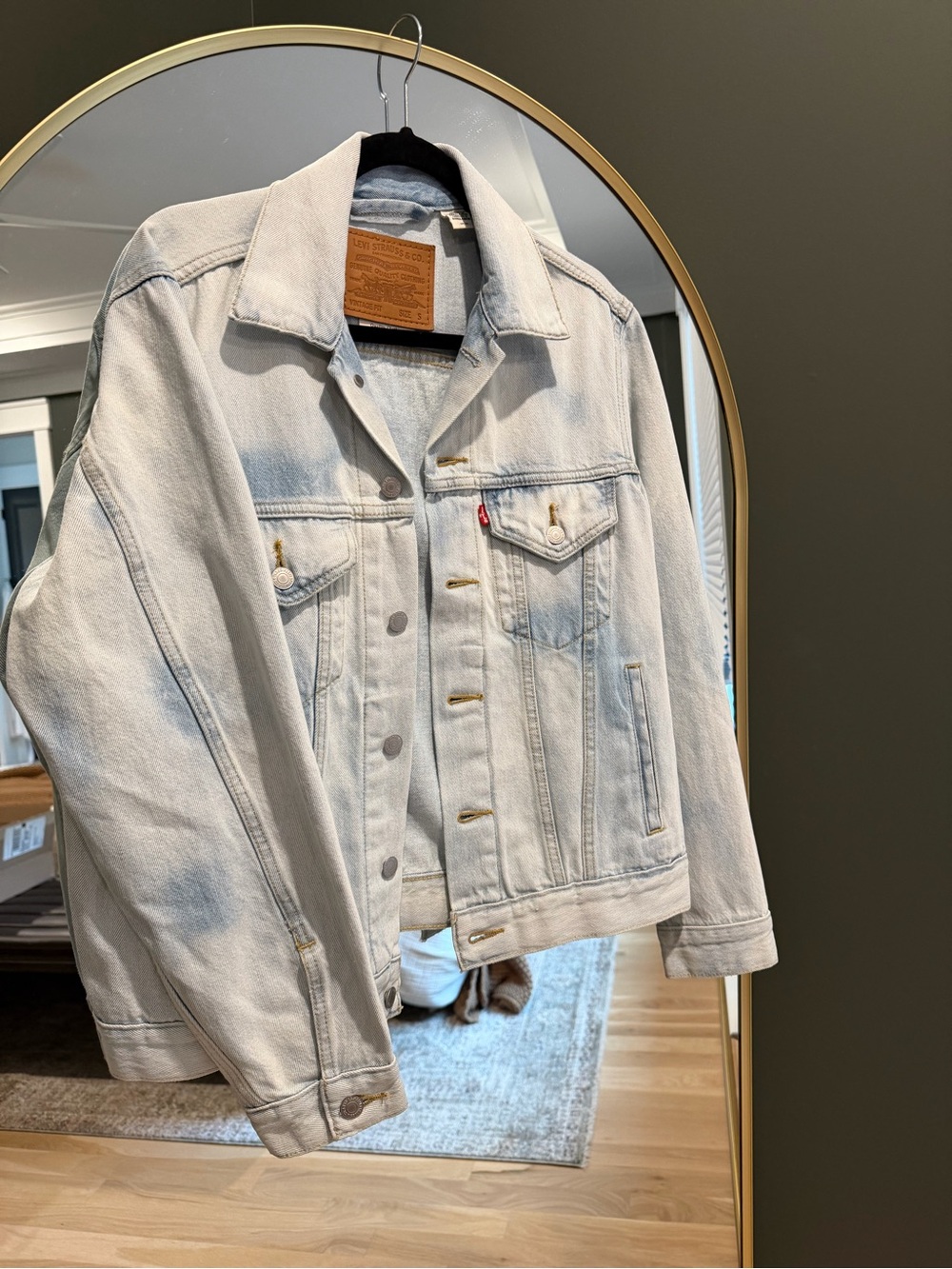 Levi's Original Trucker Light Blue Stonewashed Denim Jacket